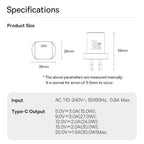 Baseus GaN5 Mini Fast Charger 1C 30W-Moon White