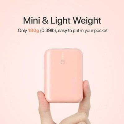 MOVE SPEED Portable Charger Mini Cute Power Bank 10000mAh 22.5W